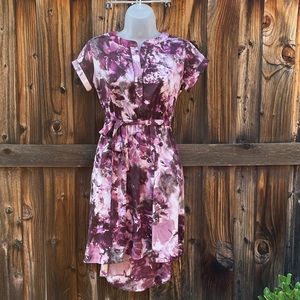 Simply Vera Wang High-Low Shirtdress Petite XS